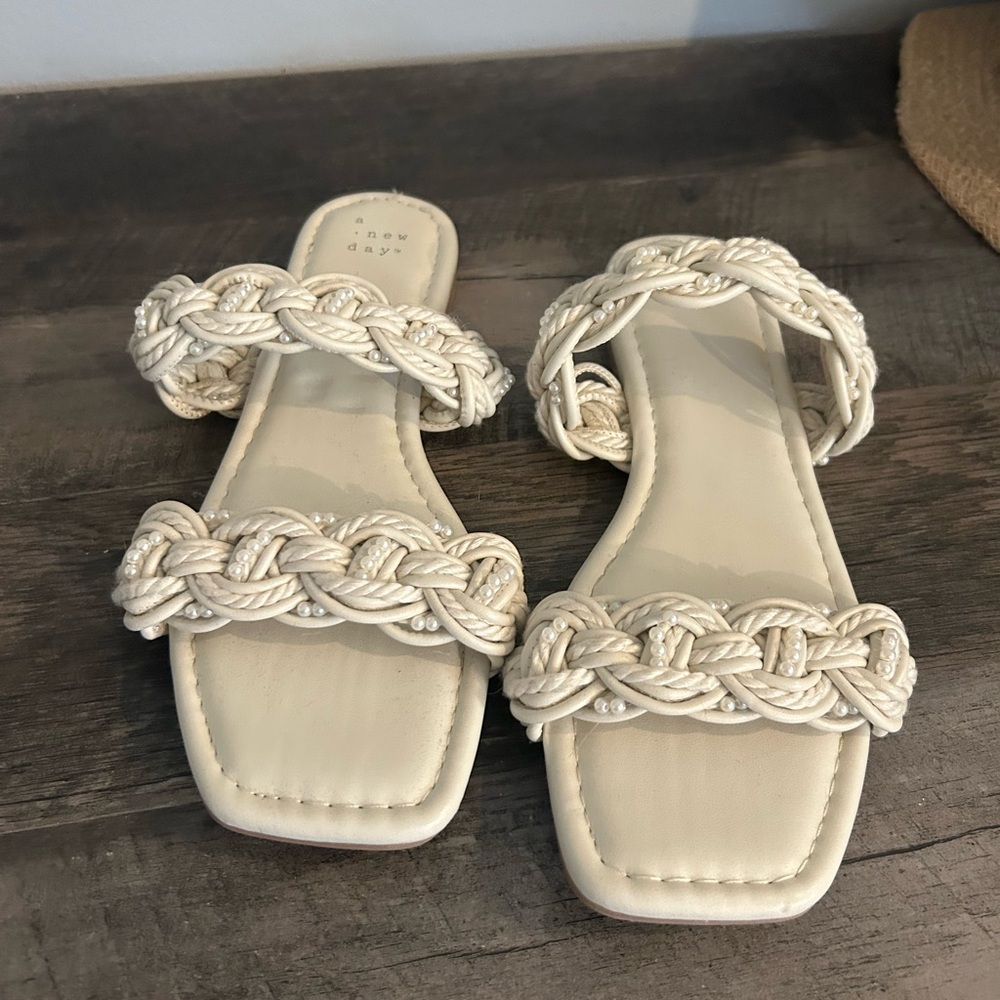 A New Day Women's Sarafina Woven Two-Band Slide Sandals